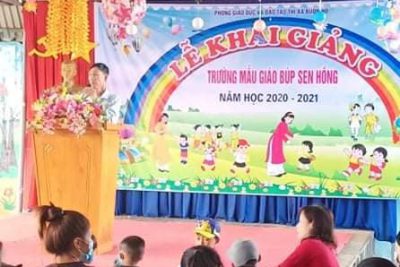 Trường Mầm non Búp Sen Hồng khai giảng năm học mới 2020 – 2021