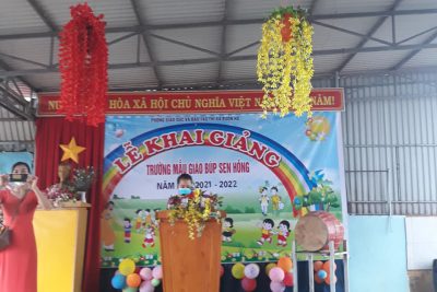 KHAI GIẢNG NĂM HỌC MỚI ĐẶC BIỆT CỦA TRƯỜNG MG BÚP SEN HỒNG NĂM HỌC 2021-2022