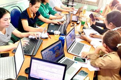 Ngày 26/08/2025: Đội ngũ giáo viên nhà trường tập huấn ứng dụng phần mềm Vnedu